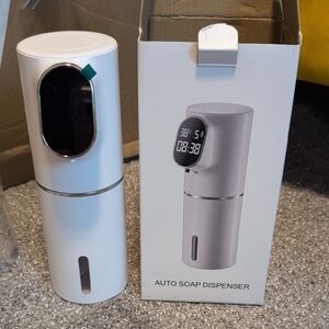 Automatic LED Touchless Soap Dispenser with Time and Temperature Display